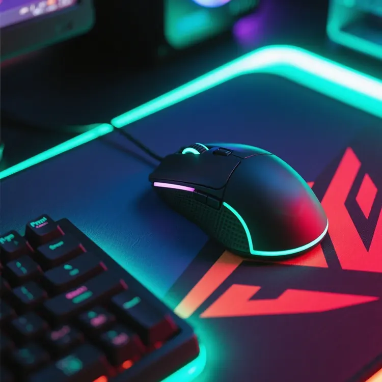 RGB 라이트 e 스포츠 게임 마우스 패드